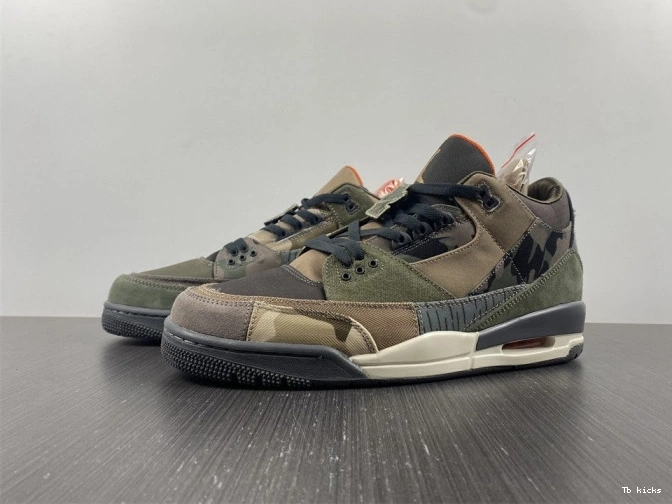 Reps TBK Camo Retro Patchwork Air Jordan 3 DO1830-200 0812